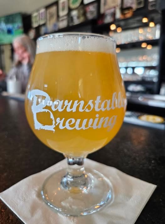 Barnstable Brewing craft beer at the bar